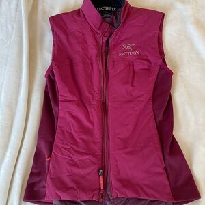 Arc'teryx Maroon Softshell Vest